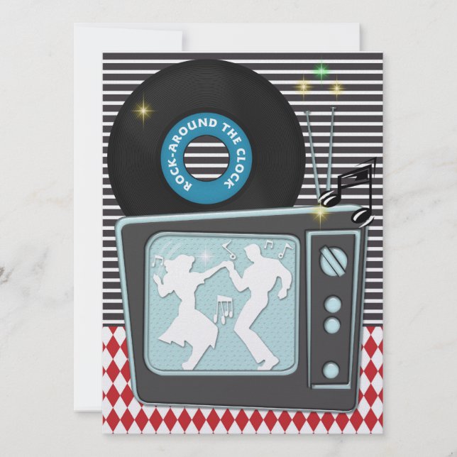 Convites Uma festa royally Rockin' 2 - SRF (Frente)