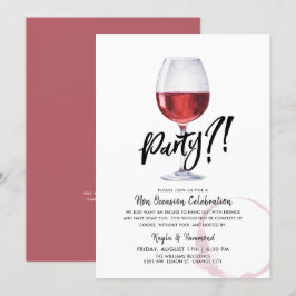 Convites Uma Festa Só para Festejar? | Tema de Copo de Vinh