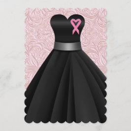 Convites Uma Fita Rosa Elegante / Outra Ocasião