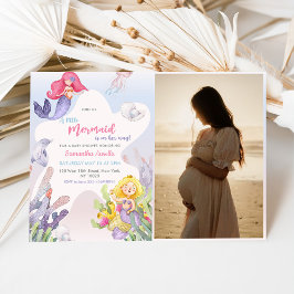Convites Uma Foto Do Partido Sereia Do Chá de fraldas De Se