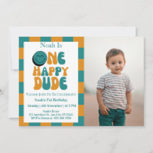 Uma Foto do primeiro aniversario de Cara Feliz