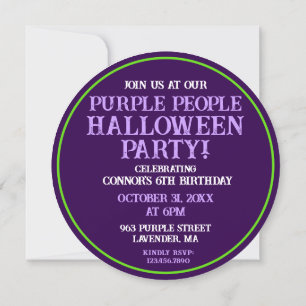 Convites Uma Grande Festa Purple do Olho