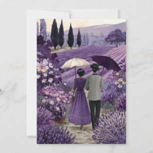 Convites Uma Lavanda De Amor Calm Romance
