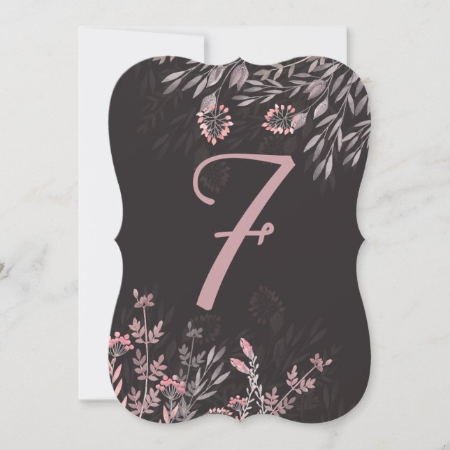 Convites Uma Mesa de Sonho 7 de Meia-Feira (Frente)