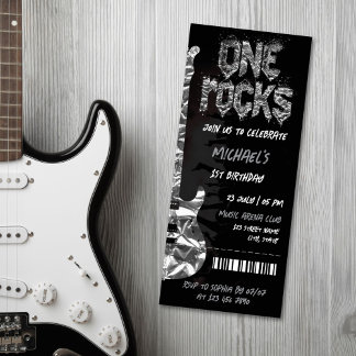 Convites Uma Música Rocks Pensava Que Era Um Bilhete De Con