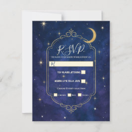 Convites Uma Noite Entre As Estrelas Céu Celestial RSVP