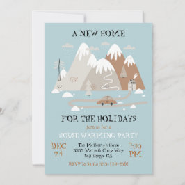 Convites Uma nova casa para a festa do aquecimento das casa