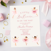 Uma Pequena Ballerina Está A Caminho! Chá de frald