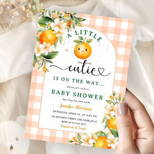 Convites Uma Pequena Cutie Está A Caminho! Chá de fraldas L
