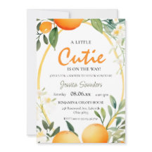 Uma Pequena Cutie Está A Caminho Do Chá de fraldas