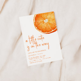 Convites Uma Pequena Cutie Está A Caminho Para O Chá de fra