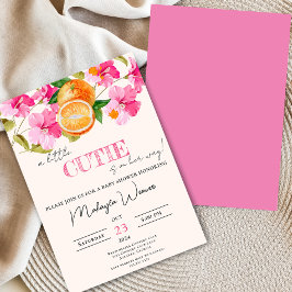 Convites Uma Pequena Cutie está no caminho do Chá de fralda