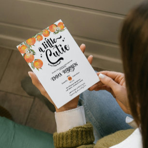 Convites Uma Pequena Cutie Está No Caminho Do Chá de fralda