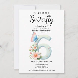 Convites Uma pequena fonte de número de curva de aniversári