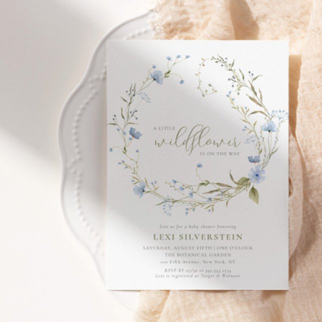 Convites Uma Pequena Garota Verde-Flor (Criador carregado)