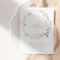 Uma Pequena Menina Bebê Boho Verde Flor Silvestre