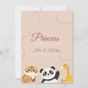 Convites Uma pequena princesa está chegando