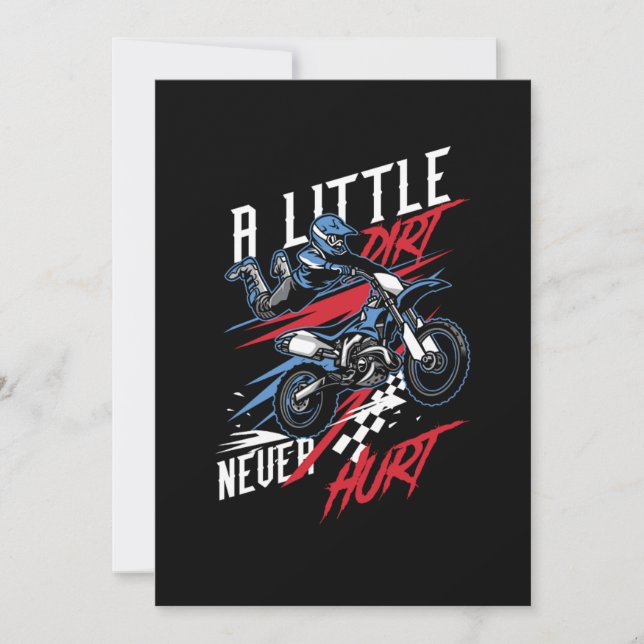 Convites Uma Pequena Sujeira Nunca Machuca Quad Racing Offr (Frente)