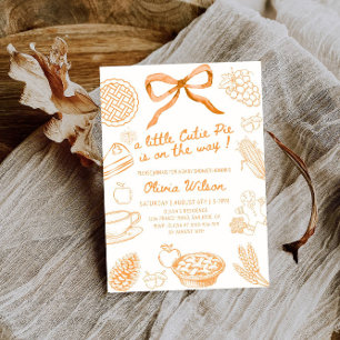 Convites Uma Pequena Torta Cutie está no Caminho do Chá de 