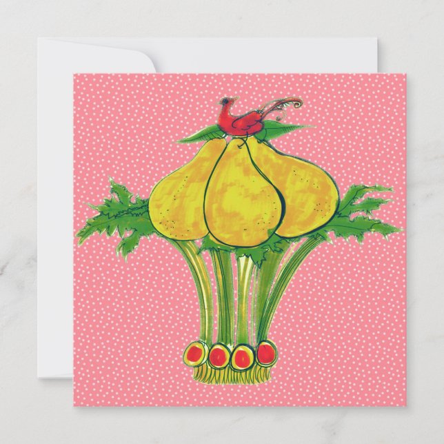 Convites Uma Perdiz numa Pereira (Frente)