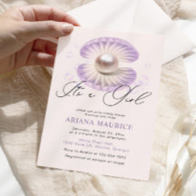 Uma pérola de aquarela é um Chá de fraldas