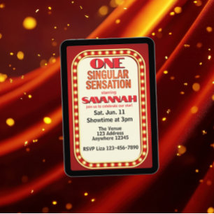 Convites Uma Sensação Singular, 1º Aniversário da Broadway