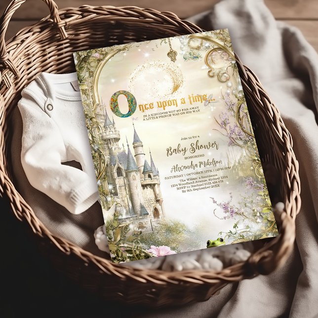 Convites Uma vez em um Castelo de Fairytale Time (Criador carregado)