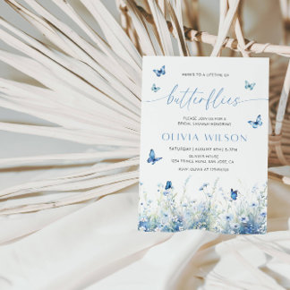 Convites Uma vida do Partido do Chá de panela das Borboleta