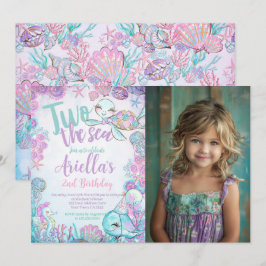 Convites Under the Sea Animals Birthday Invitation
