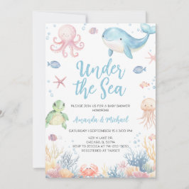 Convites Under the Sea Baby Shower
