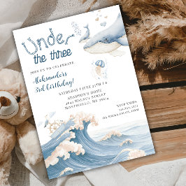 Convites Under The Sea Ocean Sea 3rd Boy Blue Birthday 