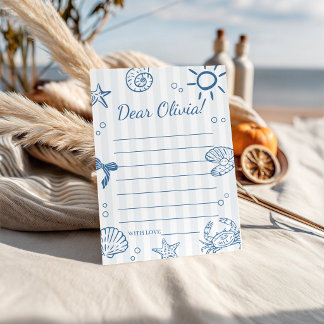 Convites Underwater World Birthday Time Capsule