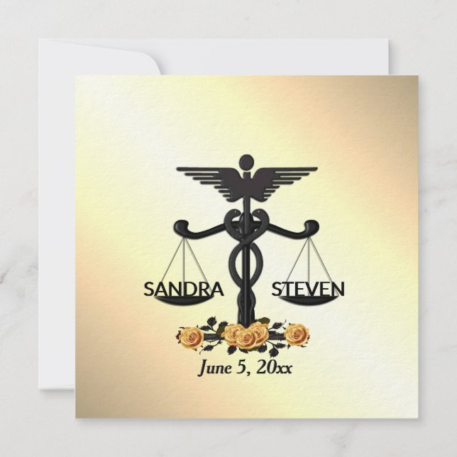 Convites União Lei e Medicina Rosa Amarela (Verso)