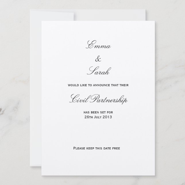 Convites União - Salvar a Data (Frente)