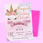 Convites Unicorn Pastel Floral Kids Primeira Festa de anive<br><div class="desc">Unicorn Pastel Floral Kids Primeiro Convite de aniversário. Celebre o seu marco mágico com este encantador Convite de aniversário das Crianças Florais do Unicórnio Pastel! Apresentando um design delicioso de um monocórnio branco adorado com florais pastéis suaves e uma buzina de ouro brilhante, este convite dá o tom perfeito para...</div>