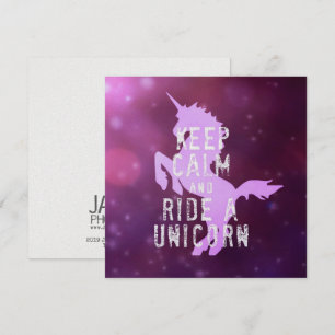 Convites UNICORN RIDES 5.25 x 5.25