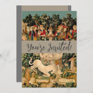 Convites Unicorn Tapestries Encontrou Legenda Mítica