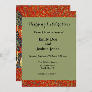 Convites Unicorn Tapestries Lady Legend Mito Arte Medieval