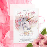 Unicórnio Místico | Garota Floral Rosa Pintada Pim