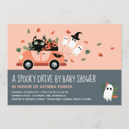 Convites Unidade de Halloween Cute Spooky Por Chá de fralda