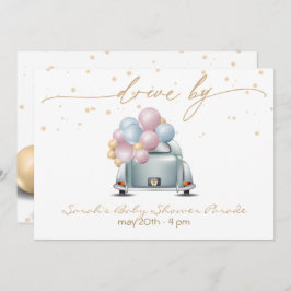 Convites Unidade Surpresa Por Dourada Parada Do Chá de fral