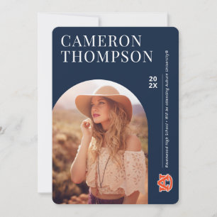 Convites Universidade Auburn Formando futuro