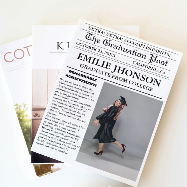 Convites Universidade de Jornais de Formatação Moderna (Criador carregado)