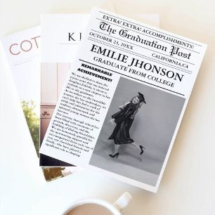 Convites Universidade de Jornais de Formatação Moderna