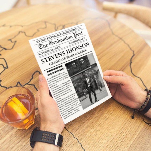 Convites Universidade de Jornais de Formatação Moderna (Criador carregado)