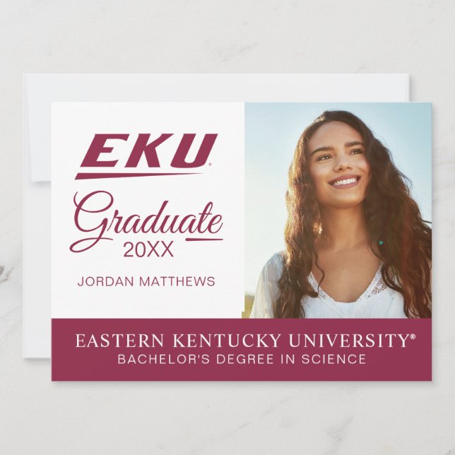 Convites Universidade de Kentucky Oriental | EKU (Frente)