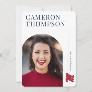 Convites Universidade do Mississippi Script M