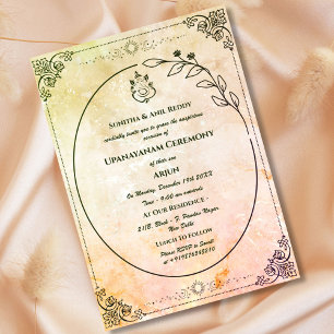 Convites Upanayanam t.c.p. Hindu Thread Janeu Ceremony