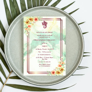 Convites Upanayanam t.c.p. Hindu Thread Janeu Ceremony