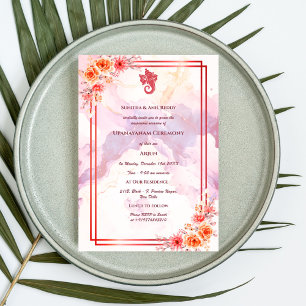 Convites Upanayanam t.c.p. Hindu Thread Janeu Ceremony